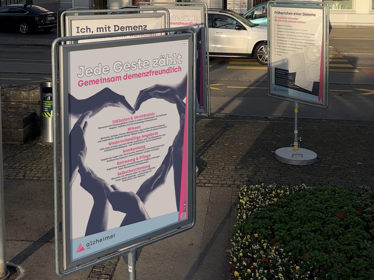 Plakatausstellung Alzheimer Zug