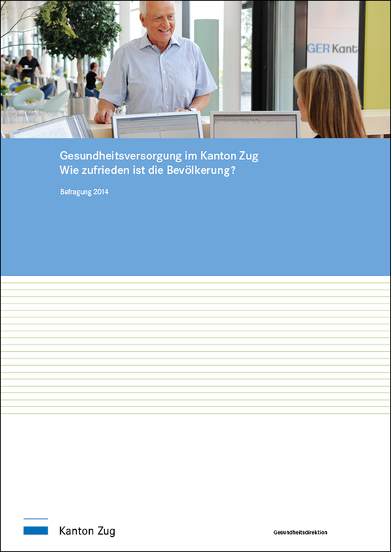 Publikation Gesundheitsversorgung im Kanton Zug – Befragung 2014