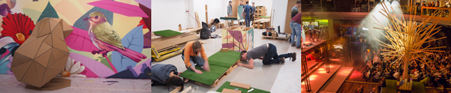 HFTG Studium 2017-19, Frühlingsgefühle im Shoppi Tivoli