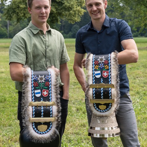 Zweit- und Erstplatzierter der Höheren Fachschule Agro-Technik