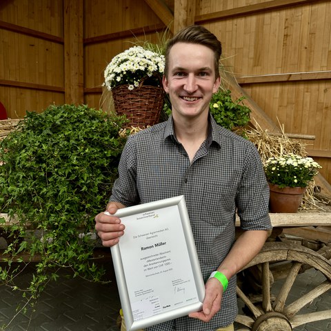 Ramon Müller aus Beromünster erhielt die Bestnote
