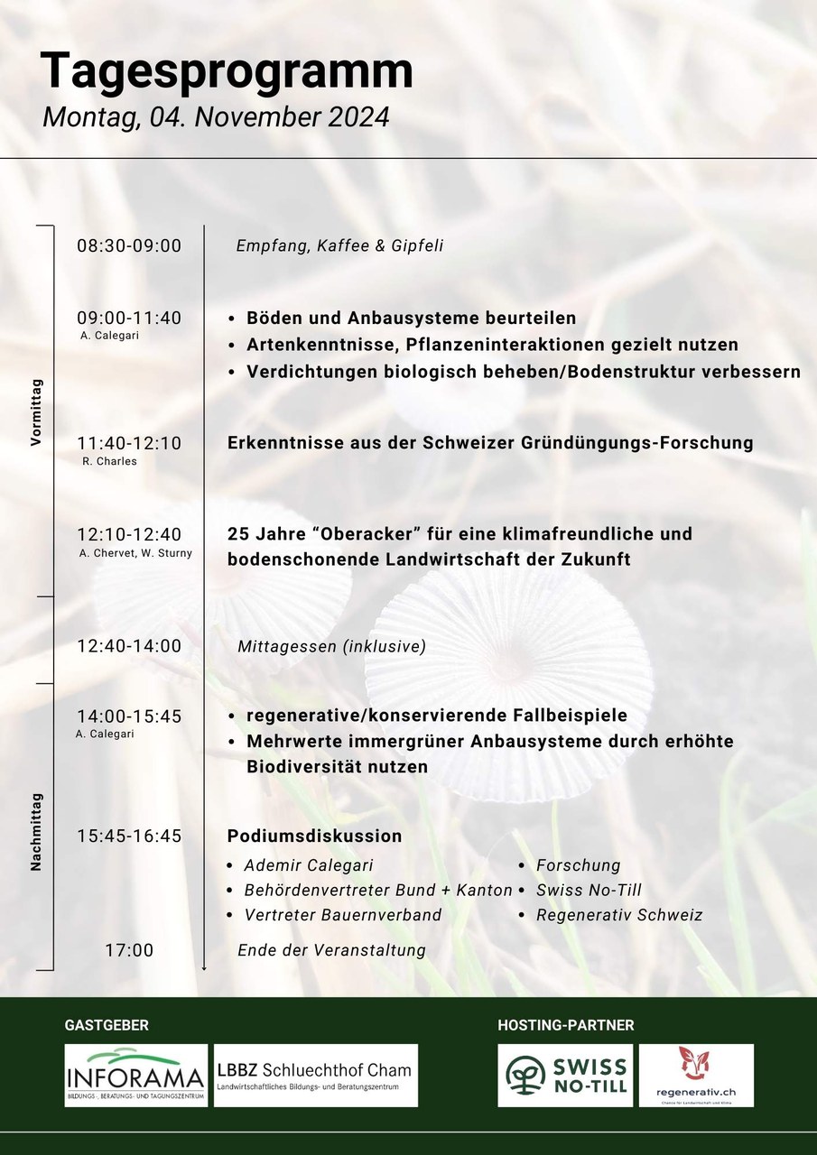 Tagesprogramm Masterclass